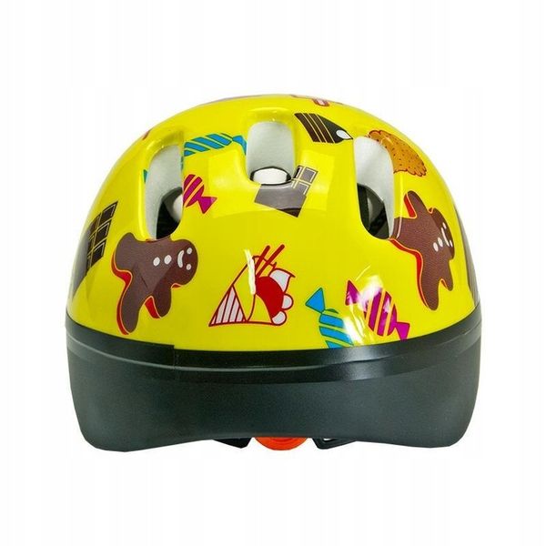KASK ROWEROWY ALLRIGHT KIDS YELLOW MV6-2 zdjęcie 3