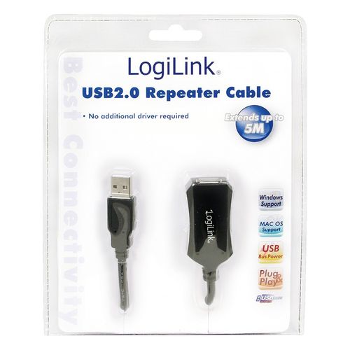 LogiLink Kabel przedlużacz USB2.0, 5m na Arena.pl