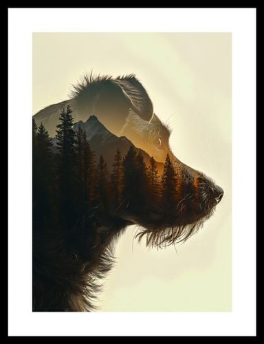 Plakat 25x35cm Psi Duch Lasu na Arena.pl