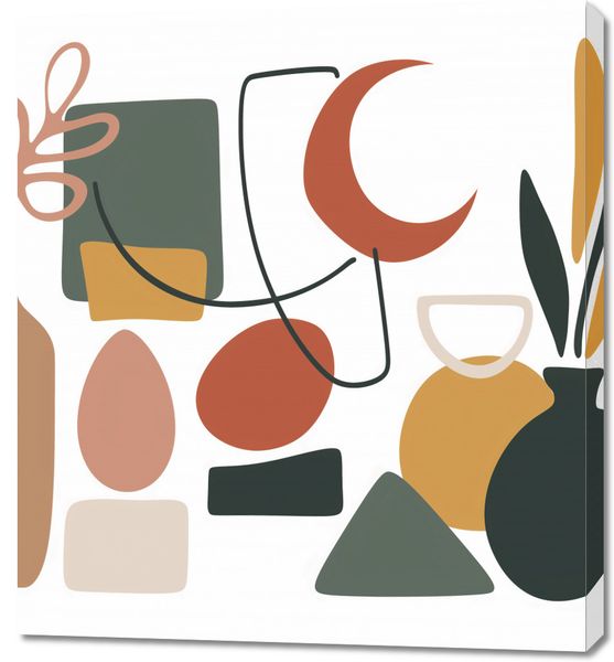 Obraz 90x100cm Formy Wyzwolone zdjęcie 1