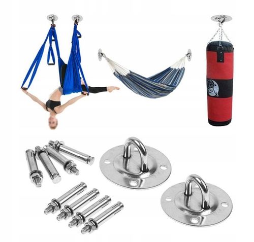 ZESTAW MONTAŻOWY DO HUŚTAWEK HAMAKA MOCNY HAK na Arena.pl