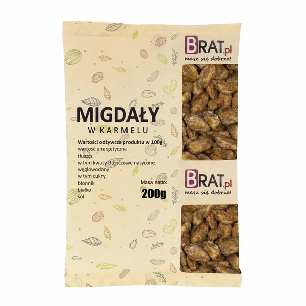Migdały w karmelu 200g zdjęcie 1