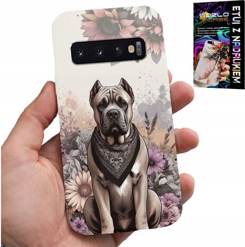 ETUI DO SAMSUNG GALAXY S10 PLUS - PSIE RASY PSIE WZORY POKROWIEC + FOLIA na Arena.pl