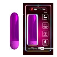 mini wibrator pretty love kiwi metaliczny 10 wibracji