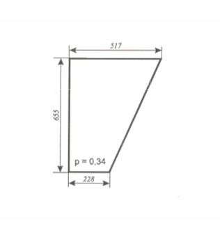szyba drzwi dół wer.1 ciągnika C-330 C-360 kabina Naglak Koźmin poszerzana na Arena.pl