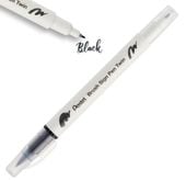 DWUSTRONNY PISAK PĘDZELKOWY DO KALIGRAFII BLACK PENTEL