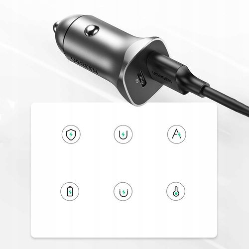Ładowarka samochodowa UGREEN CD130 USB-C 24W na Arena.pl