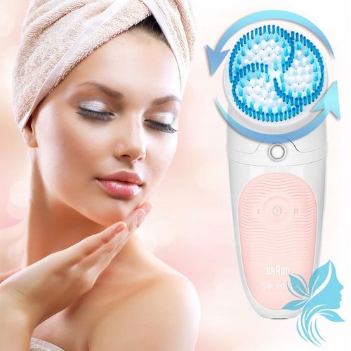 DEPILATOR BRAUN Silk-epil 5 (Wet&Dry) SensoSmart MICROGRIP + GŁOWICA SPA ! na Arena.pl