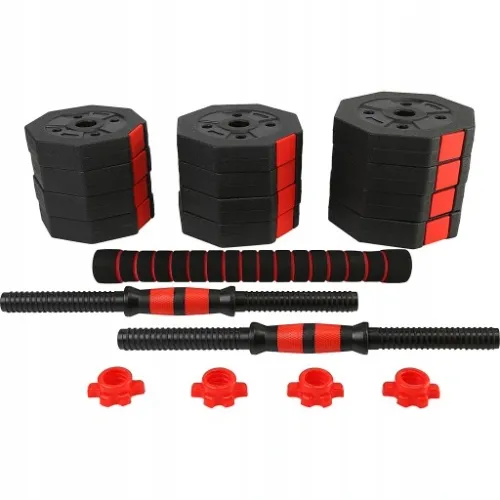 Hantle 2x10kg Bitumiczne Regulowane ZESTAW 20kg na Arena.pl