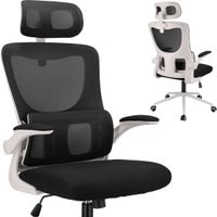 Fotel ZEO czarny biały