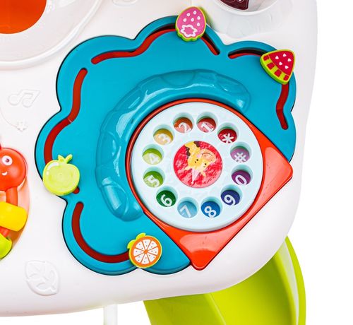 EDUKACYJNY interaktywny STOLIK ORGANKI ZJEŻDŻALNIA PIŁEK PIŁKI Liczydło na Arena.pl