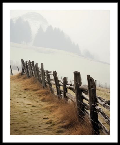 Plakat 40x50cm Spowity Mgłą na Arena.pl