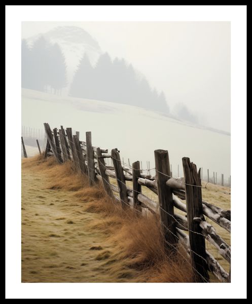 Plakat 40x50cm Spowity Mgłą zdjęcie 3