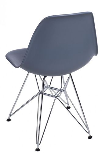 Krzesło P016 PP dark grey, chromowane nogi na Arena.pl