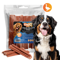 Przysmaki dla psa paluszki z kaczką i gruszką 500g CHEWY UNIQ PETS