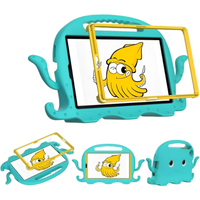 Etui Ochronne Ośmiornica do Samsung Galaxy Tab A7 8.7 Niebieskie Silikon
