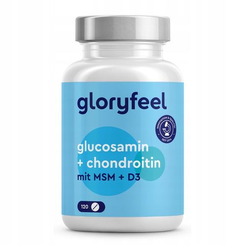 GLUKOZAMINA CHONDROITYNA MSM KOMPLEKS i witamina D3 120 tabs. gloryfeel na Arena.pl