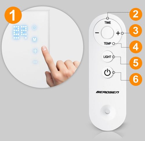 Grzejnik na podczerwień promiennik podczerwieni 720W pilot WiFi aplikacja na Arena.pl