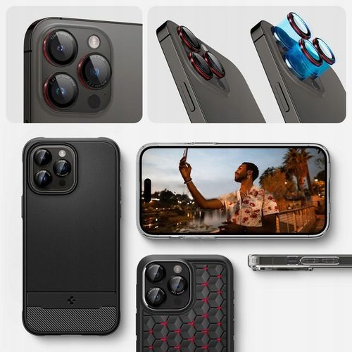 Osłona aparatu szkło do iPhone 16 Pro /15 Pro/14 Pro/ Max, Spigen Optik Pro na Arena.pl