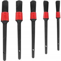 ZESTAW 5 PĘDZELKÓW PĘDZLI DO CZYSZCZENIA DETAILINGU SAMOCHODU AUTA 5w1