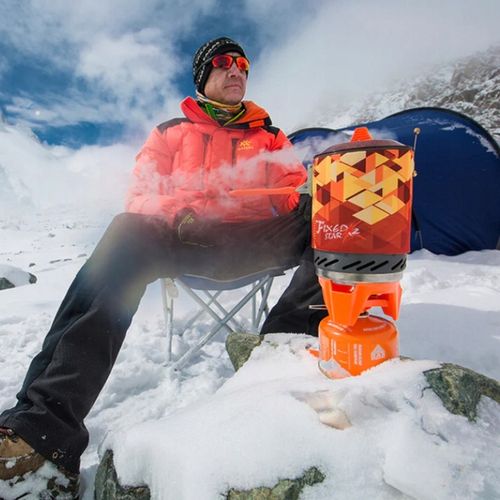 Kuchenka turystyczna Fire-Maple FMS-X2 orange palnik z garnkiem PIEZO na Arena.pl