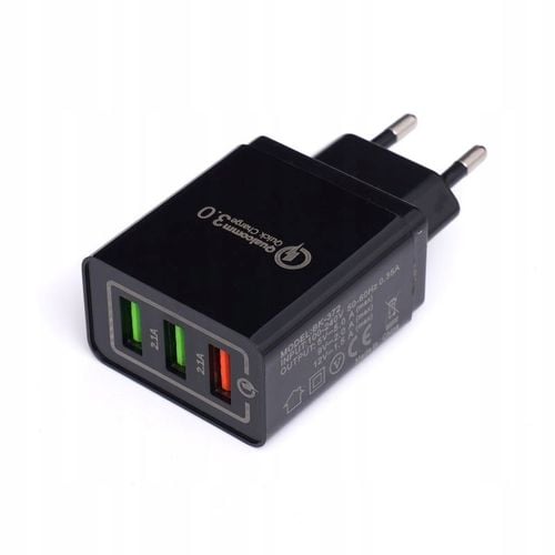 Ładowarka sieciowa quick charge 3.0 szybka 3xusb KD1236 na Arena.pl