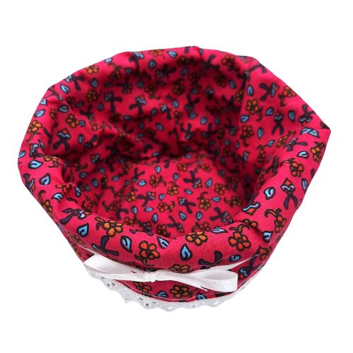 Koszyk Wiklinowy z Ozdobnym Wnętrzem – Ręczna Robota 17 cm na Arena.pl