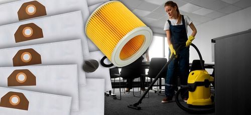 10X WORKI DO ODKURZACZA KARCHER WD 3 WD3 WD2 WD6 SE4001 POJEMNE +FILTR na Arena.pl