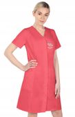 Fartuch medyczny sukienka damska kryte napy HAFT z TWOIM LOGO NAPISEM