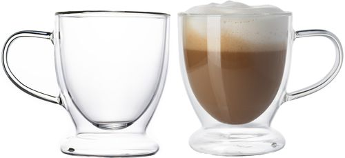 KOMPLET SZKLANEK Z PODSTAWKĄ 250ML X 6SZT. (NR 4481) na Arena.pl