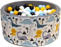 Suchy Basen z Kulkami Piłeczkami Piłkami DUŻY 90x40 – Kulki Piłki 200 sztuk