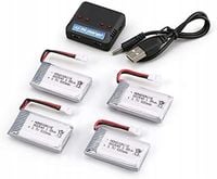 4 szt Akumulatory Lipo 3.7v 500mAh Syma X5 X5C RC