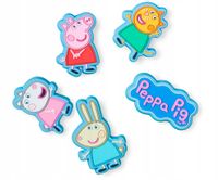 Przypinki Crocs Jibbitz Do Butów Peppa Pig 5 Pack