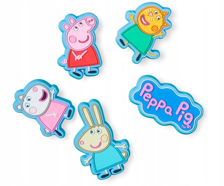 Przypinki Crocs Jibbitz Do Butów Peppa Pig 5 Pack zdjęcie 1