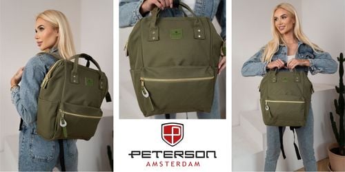 plecak materiałowy ptn alfa-0343 green na Arena.pl