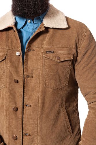 WRANGLER SHERPA JACKET BISON WASHED W443AA28E M na Arena.pl