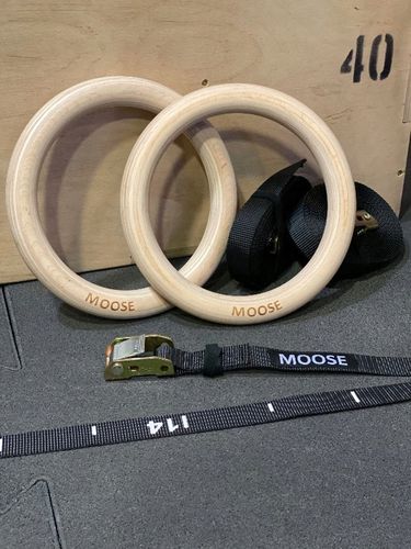 KÓŁKA GIMNASTYCZNE DREWNIANE Z MIARKĄ MOOSE FITNESS DO ĆWICZEŃ I na Arena.pl