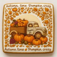 CIASTKO LUKROWANE BIG HARVEST ROZ.XL POZIOM JESIEŃ RĘCZNIE ROBIONE