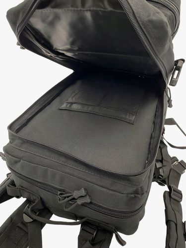 PLECAK WOJSKOWY TAKTYCZNY 45L LASER CUT CZARNY MOLLE MILITARNY TURYSTYCZNY na Arena.pl