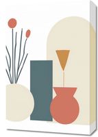 Obraz 40x60cm Kremowe Wazony
