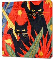 Obraz 60x70cm Dżungla w Odcieniach Nocy