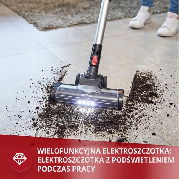 Odkurzacz pionowy bezprzewodowy mocny Flex MPM MOD-71 400 W zdjęcie 10