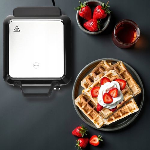 GOFROWNICA 4 GOFRY REGULACJA TEMPERATURY MOCNA 1500W NIEPRZYWIERAJĄCE na Arena.pl