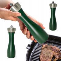 Zestaw komplet młynków do soli i pieprzu drewniane