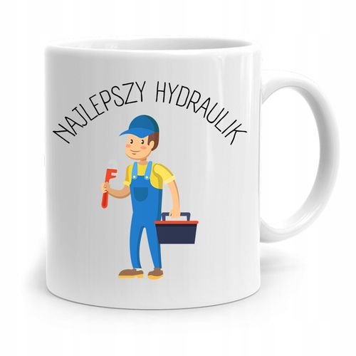 Kubek Prezent Dla Hydraulika Najlepszy Hydraulik Z Nadrukiem Ze Zdjęciem na Arena.pl