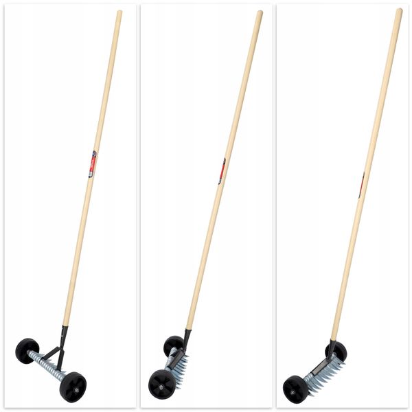 AERATOR NA KÓŁKACH TRZONEK WERTYKULATOR DO TRAWY zdjęcie 5