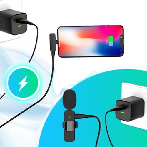 2x MIKROFON BEZPRZEWODOWY KRAWATOWY + ODBIORNIK USB-C + ADAPTER DO IPHONE na Arena.pl