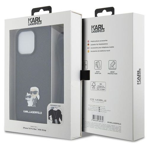 Etui Karl Lagerfeld do iPhone 14 Pro Max, Czarny na Arena.pl