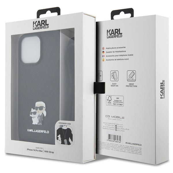 Etui Karl Lagerfeld do iPhone 14 Pro Max, Czarny zdjęcie 7