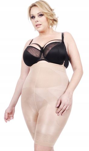 Orirose WYSOKIE Majtki mocno WYSZCZUPLAJĄCE brzuch MODELUJĄCE uda SIZE PLUS na Arena.pl